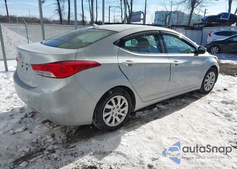 2012 Hyundai Elantra Gls z USA, uszkodzony, nr VIN 5NPDH4AEXCH068325